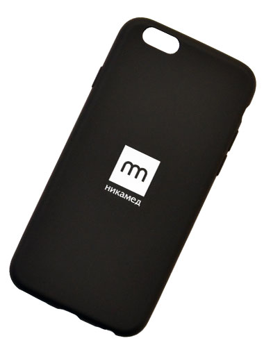 Силиконовые чехлы НИКАМЕД черные для iPhone